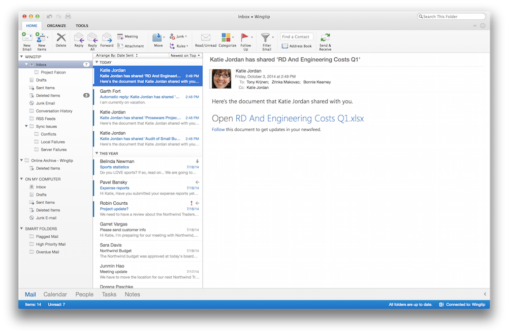 change identity on outlook for mac